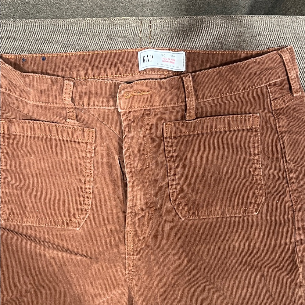 Tan Corduroy Pants - Picture 2 of 3